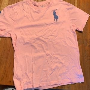 Pink polo shirt